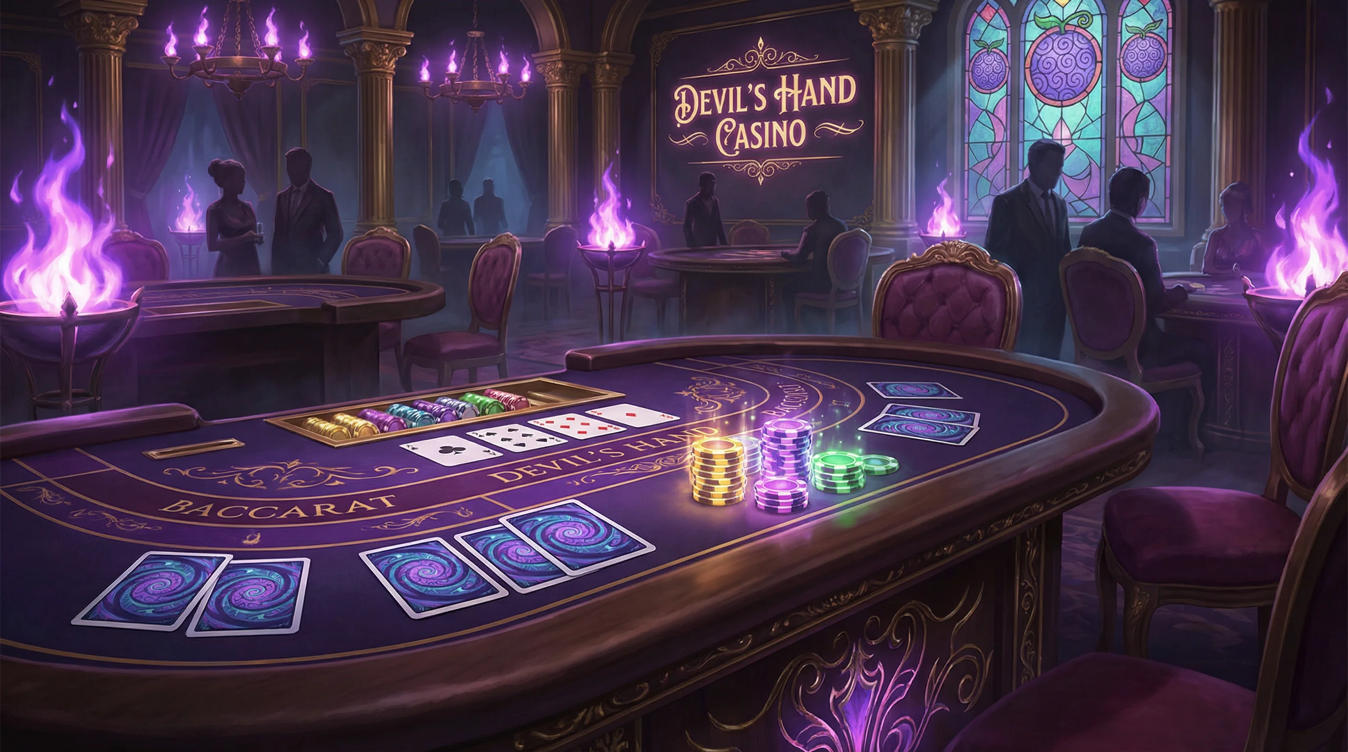 Bacará Elegante no Cassino 15win